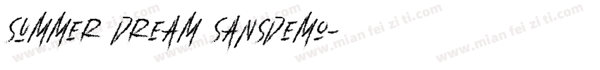 Summer Dream SansDemo字体转换